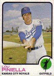 1973 Topps Baseball Cards      140     Lou Piniella